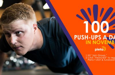 100 Push Ups a Day in November for Pieta image