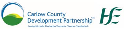 Carlow County Development Partnership & HSE logos