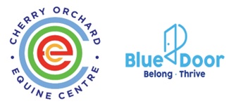 Cherry Orchard Equine Centre & Blue Door logos