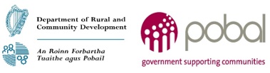 Department of Rural and Community Development and Pobal logos