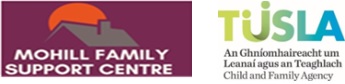 Mohill Family Support Centre & Tusla logos