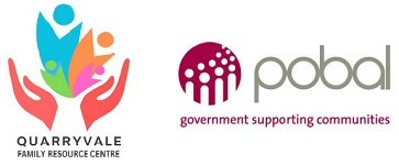 Quarryvale Family Resource Centre & Pobal logos
