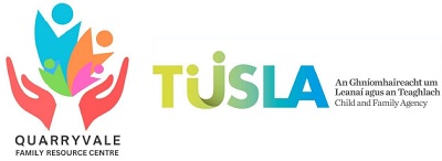Quarryvale Family Resource Centre & Tusla logos