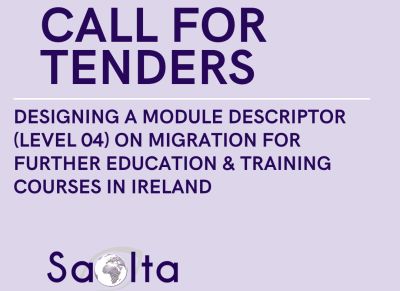 TENDER: DESIGNING A MODULE DESCRIPTOR (LEVEL 04) ON MIGRATION FOR FURTHER EDUCATION & TRAINING COURSES IN IRELAND