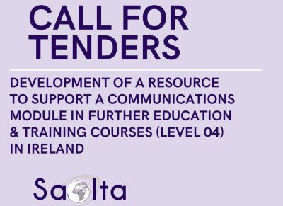 TENDER: DEVELOPMENT OF A RESOURCE TO SUPPORT A COMMUNICATIONS MODULE IN FURTHER EDUCATION & TRAINING COURSES (LEVEL 04) IN IRELAND