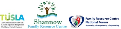 Tusla Shannow Family Resource Centre Family & Resource Centre National Forum logos