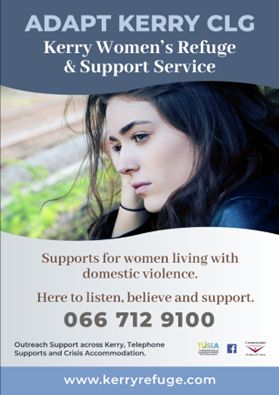 ADAPT Kerry Women’s Refuge and Support Service poster