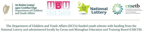 Cavan Monaghan Education & Training Board & Department for Children Equality Disability Integration & Youth logos