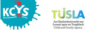 Kerry Community Youth Service & Tusla logos